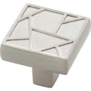 Belwith Keeler Cullet Knob B077134 SN Satin Nickel Pull Cabinet Drawer 93395